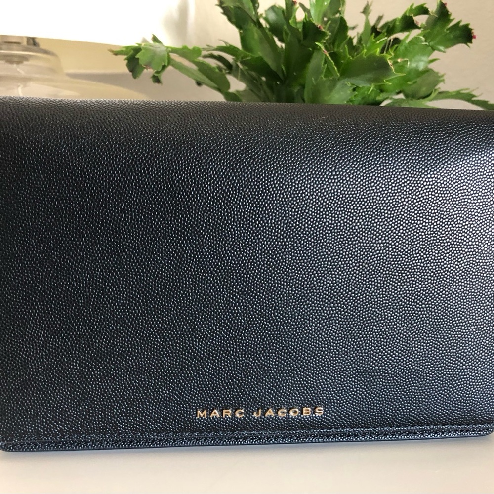 Marc Jacobs Black Leather Crossbody & Clutch